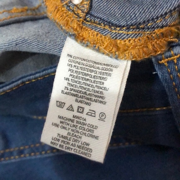 Free People Destroyed Long & Lean Skinny Jeans 26 - Picture 7 of 8